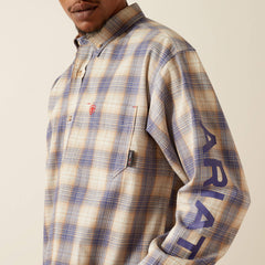 FR Crenshaw Logo Work Shirt Men - MOONBEAM