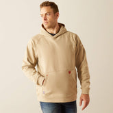 FR DuraStretch Work Hard Live Free Hoodie Men - SILVER MINK