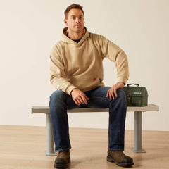 FR DuraStretch Work Hard Live Free Hoodie Men - SILVER MINK