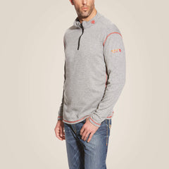 FR Polartec 1/4 Zip Top Men - LIGHT GRAY