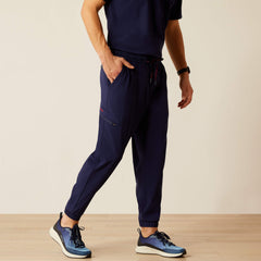 Drew Cargo Stretch Jogger Scrub Pant Men - NAVY