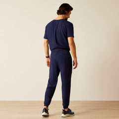 Drew Cargo Stretch Jogger Scrub Pant Men - NAVY