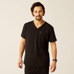 Whitman Scrub Top Men - BLACK