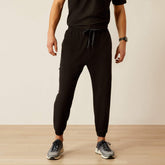 Drew Cargo Stretch Jogger Scrub Pant Men - BLACK