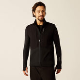 Galen Fleece Scrub Vest Men - BLACK