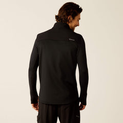 Galen Fleece Scrub Vest Men - BLACK