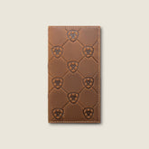 Ariat Logo Print Rodeo Wallet Men - BROWN