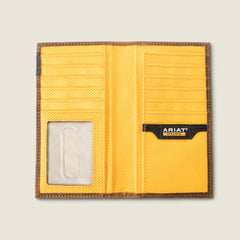 Work Canvas Money Clip Wallet Men - BROWN