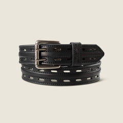 Work Double Prong Belt Men - BLACK