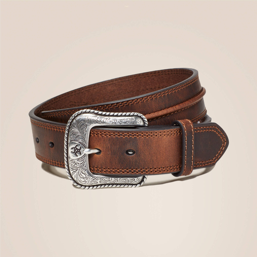 Taylor Belt Men - MEDIUM BROWN