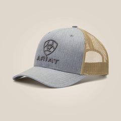 Stacked Logo Cap Men - GREY/TAN