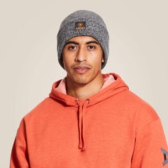 Rebar Beanie Men - BLACK/WHITE HEATHER