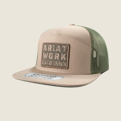 Ariat Work Brickyard Patch Snapback Cap Men - TAN