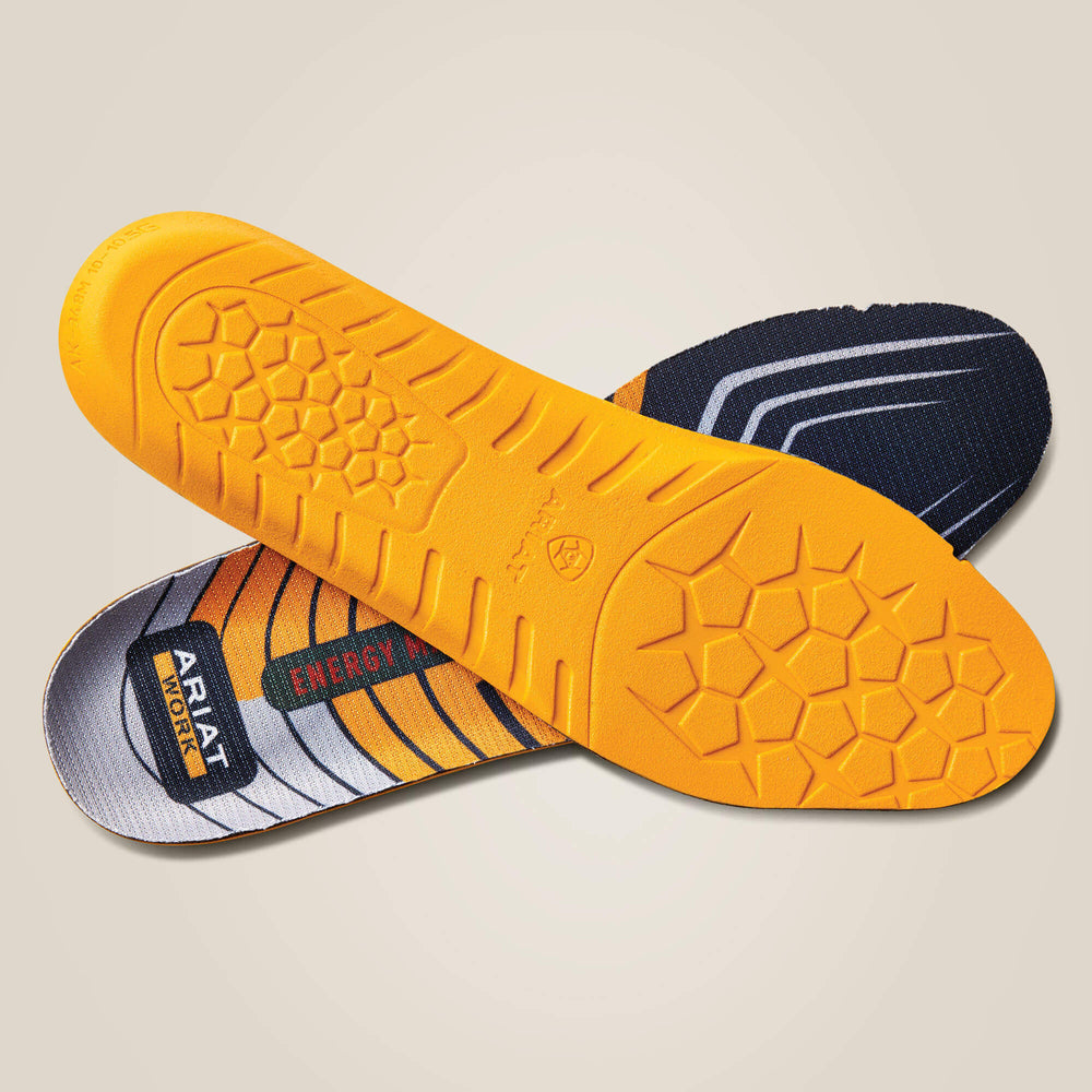Men's Energy Max Work Round Toe Insole Men - ORANGE