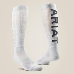 Midweight Over the Calf Western Boot Sock Men / Women - GREY