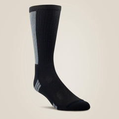 VentTEK® Mid Calf Performance Sock 2 Pair Pack Men / Women - BLACK