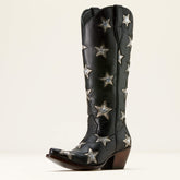 Casanova Star X Toe Western Boot Women - INKWELL BLACK