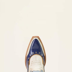 Superstarz X Toe Western Boot Women - SOMETHING BLUE/IVORY PEARL