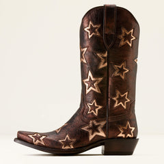 Hazen Star X Toe Western Boot Women - BRONZE DREAM