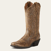 Round Up Square Toe Western Boot Women - VINTAGE BOMBER