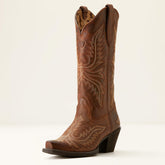 Round Up Collins D Toe Western Boot Women - RAFTER TAN