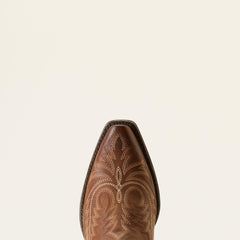 Round Up Collins D Toe Western Boot Women - RAFTER TAN
