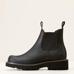 Fatbaby Chelsea Western Boot Women - BLACK DEERTAN/BLACK GORE