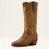 Louella R Toe Western Boot Women - PEARL BROWN