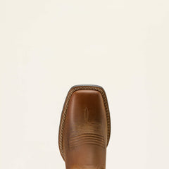 Round Up Holly Wide Square Toe Western Boot Women - PEARL