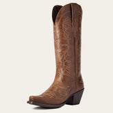 Heritage D Toe StretchFit Western Boot Women - DARK TAN