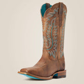 Frontier Tilly Wide Square Toe Western Boot Women - RODEO TAN
