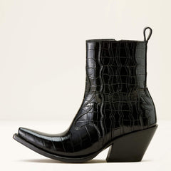 Jade X Toe Western Boot Women - LUXE CAVIAR CROC PRINT