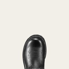 Fatbaby Western Boot Women - BLACK DEERTAN