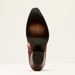 Casanova Star X Toe Western Boot Women - CHERRY HEAT