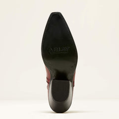 Dixon X Toe Western Boot Women - LUXE DUBONNET CROC PRINT