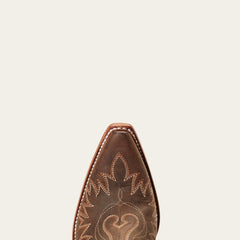 Dixon X Toe Western Boot Women - WEATHERED BROWN