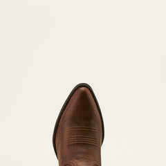 Maggie J Toe Western Boot Women - SASSY BROWN