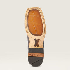 Donatella Western Boot Women - BRUSHED CHOCOLATE CAIMAN BELLY