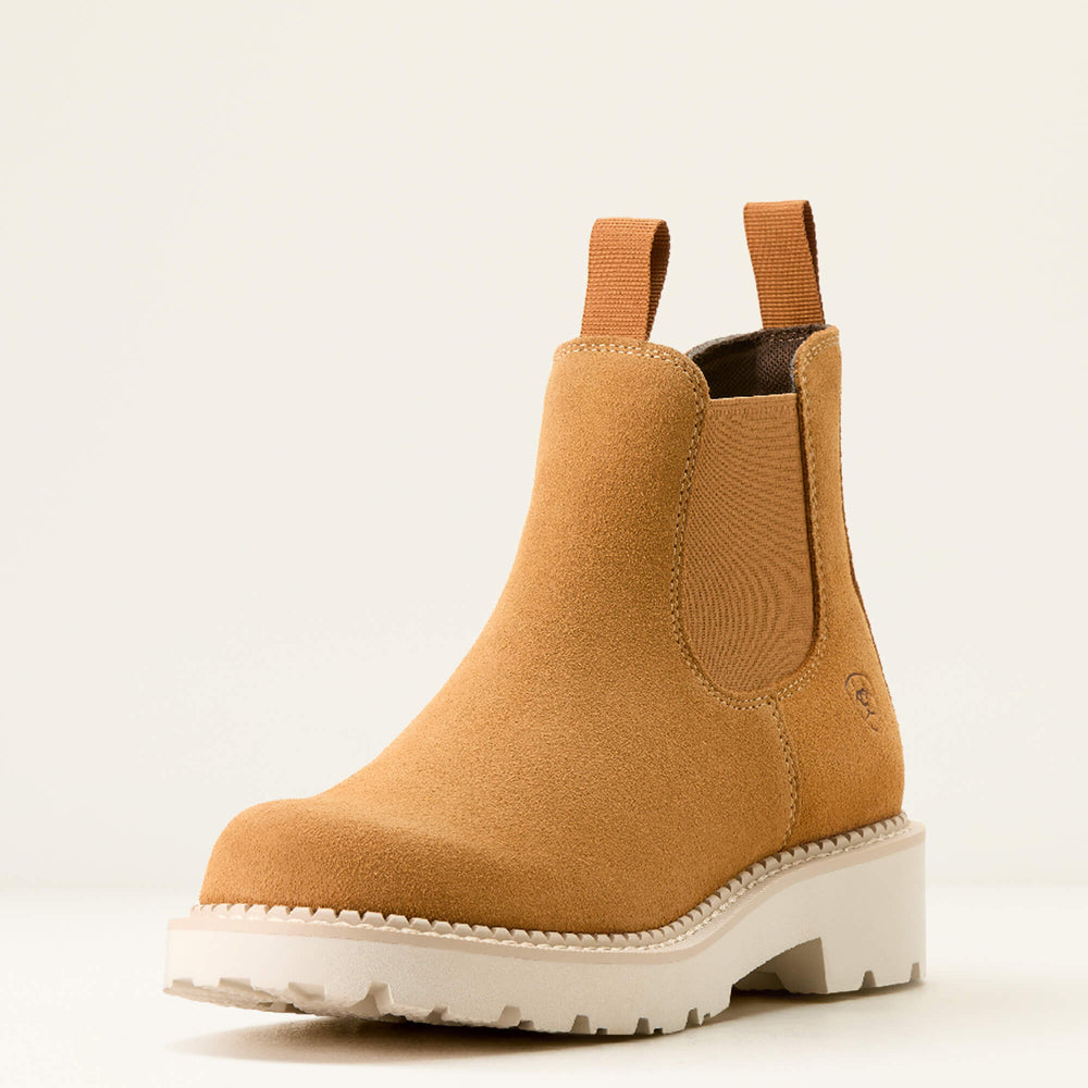 Fatbaby Chelsea Western Boot Women - WHEAT SUEDE