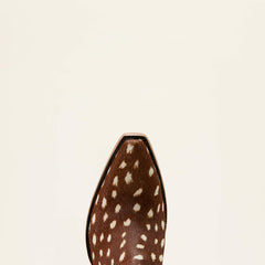 Dixon X Toe Western Boot Women - HAIR ON DEER PRINT
