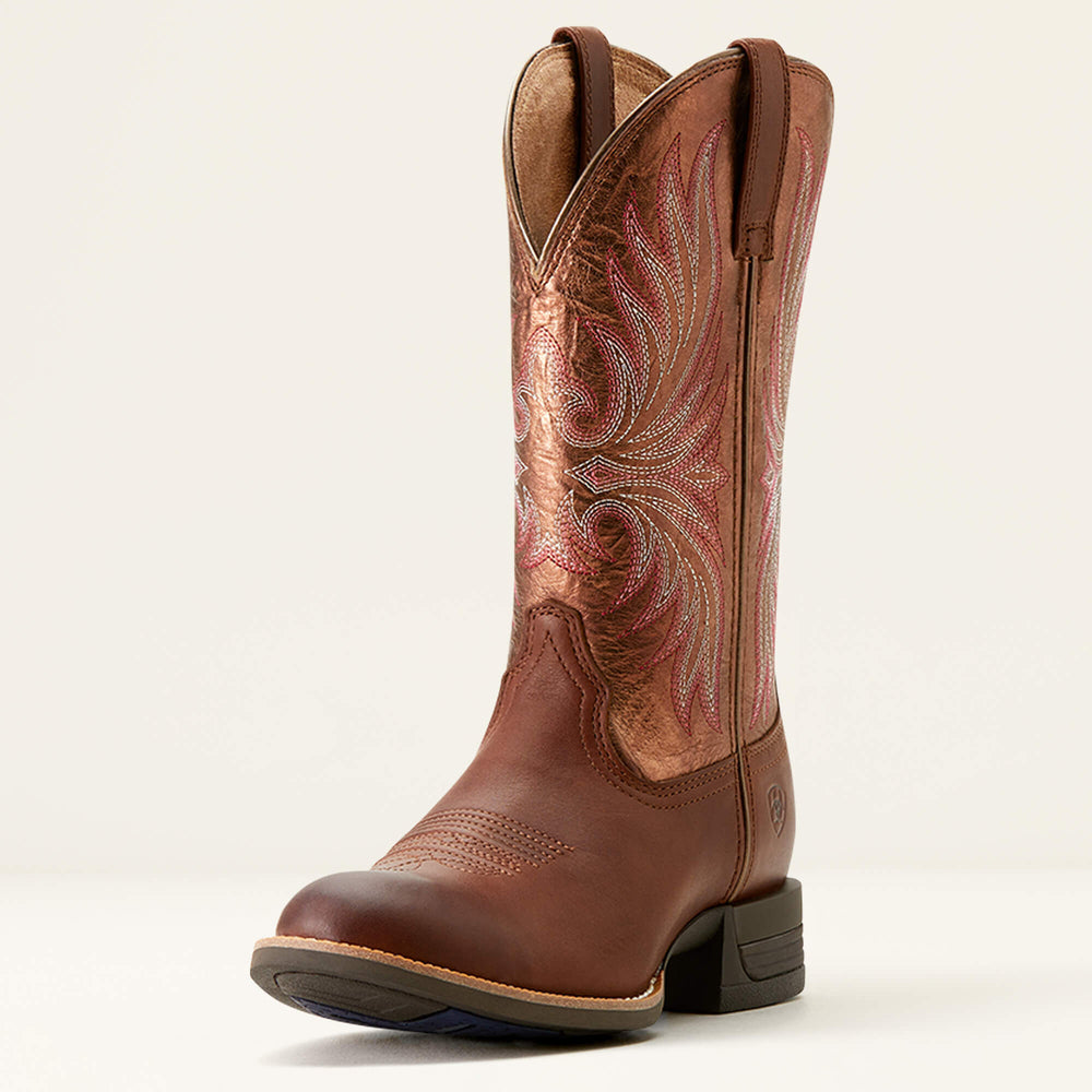 Ranahan Western Boot Women - SIENNA SADDLE/RUSTY RED