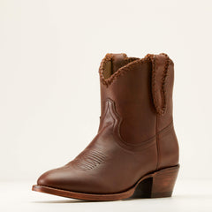 Sterling Cora Western Boot Women - OILED BRIDLE