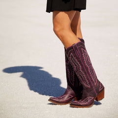Casanova X Toe Western Boot Women - DEEP AMETHYST