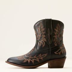 Carlin Bootie Women - LUXE BLACK