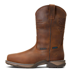 Anthem Patriot Waterproof Composite Toe Work Boot Women - DISTRESSED BROWN