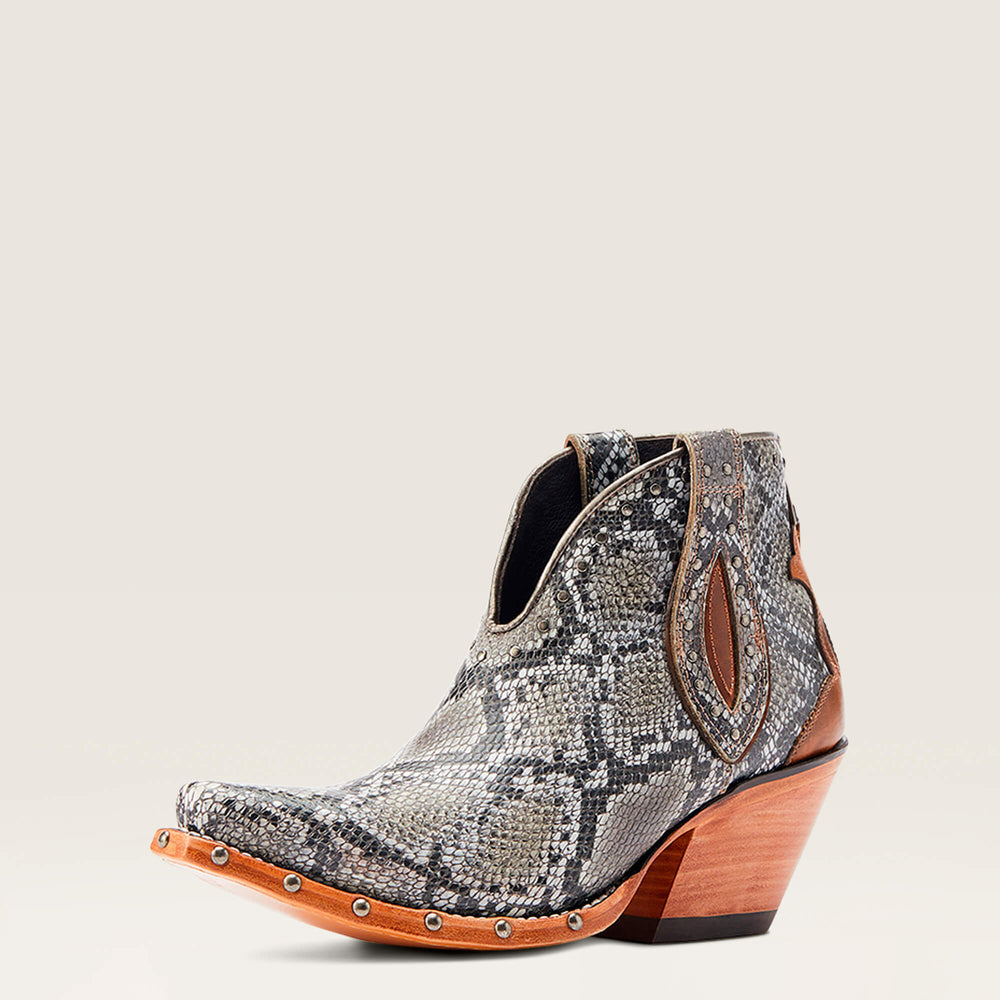 Greeley Western Boot Women - NATURAL SNAKE