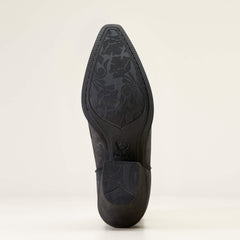 Chandler X Toe Western Boot Women - NATURALLY DISTRESSED BLACK