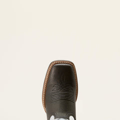 Round Up Ryder Western Boot Women - DARK CARBON/ANTIQUE SILVER