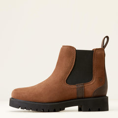 Wexford Lug Waterproof Chelsea Boot Women - DARK EARTH
