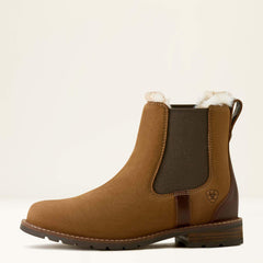 Wexford Sherpa Waterproof Chelsea Boot Women - AMBER BROWN